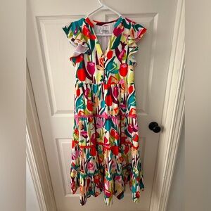 CROSBY by Mollie Burch beautiful, bright dress!